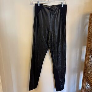 Express faux leather leggings